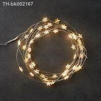 ☁☞◆ LED 60 Star Fairy Lights Battery Operated on 10ft Long Silver Color Copper Wire String Lights for Outdoor Indoor Xmas Party use