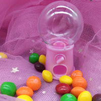 Arenlen【Hot Sale】 3PCS MINI GUMBALLS MOCHINES TOYS Plastic Candy Dispenser Candy Candy Catcher Machines สำหรับเด็ก