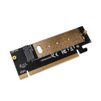 M.2 NVMe SSD NGFF TO PCIE 3.0 X16 Adapter Card M Key Interface Expansion Card Full Speed Support 2230 to 2280 SSD