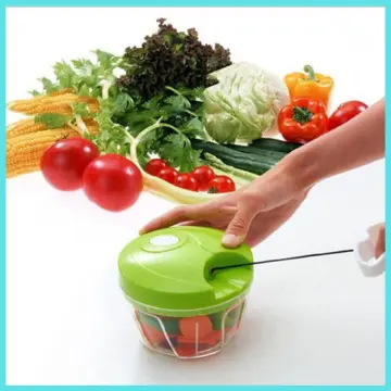 15 OZ Hand Pulled Food Chopper with Stainless Steel Blade Multiple