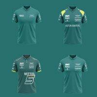 2023 New2022ฤดูร้อนใหม่สูตรหนึ่งเสื้อโปโลแอสตันมาร์ติน Cognizant F1ทีมเสื้อยืดพัดลมกลางแจ้งขนาดใหญ่ด้านบนผู้ชายเสื้อยืด