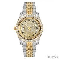 ⌚ New quartz costly diamond man wrist watch fashion alloy set auger calendar business mens