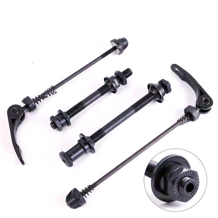 Mountain Bike Bicycle Quick Release Front Back Axle Hollow Hub Ball