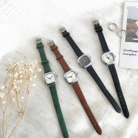 Retro Square Women Watches Fashion Drop Shipping Quartz Watch Ladies Vintage Leather Wristwatches Simple Small Woman Clock