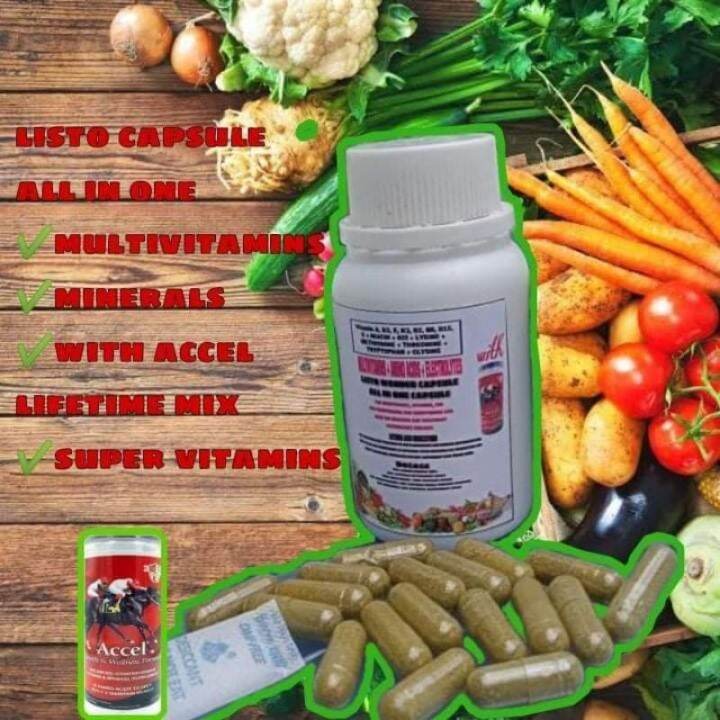 LISTO CAPSULE HERBAL VITAMINS/FOR GAMEFOWL Lazada PH