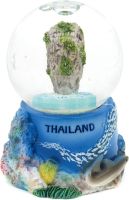 Thai City Souvenir Snow globes Ko Tapu Khao Phing Kan | James Bond Island ลูกแก้วของฝากที่ระลึก ขนาด 4.5 เซนติเมตร สูง 8 เซนติเมตร ของฝาก ของตั้งโชว์