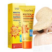 Sun Cream 40g Face Sunscreen Body Sunblock Sun Screen SPF60 PA For Swimming Surfing Vacation Outdoor Sports Camping