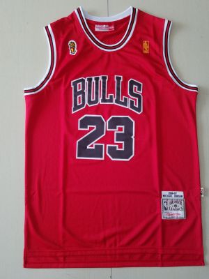 Ready Stock Ready Stock Mens No 23 Michael Jordann Chicago Bulls Mitchell Ness 1996-97 Hardwood Classics Swingman Jersey - Red