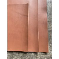 LEATHER PANELS Full Grain Cow Veg Tan Leather 1.0mm &amp; 1.8mm TAN Vegetable Tanned Genuine Leather Craft DIY Handmade