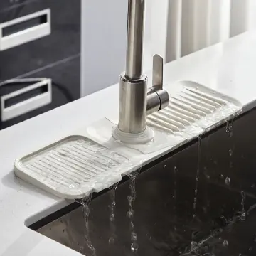 One Kitchen Drainer Mat Faucet Splash Proof Mat Kitchen Sink Drying Mat  Water Stopper