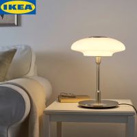 Pro +++ IKEA TÄLLBYN แทลบิน โคมไฟตั้งโต๊ะ, ชุบนิกเกิล/แก้วฝ้า แก้ว40 ซม.หลอดไฟแยกจำหน่าย ใช้หลอด LED E14 ราคาดี หลอด ไฟ หลอดไฟตกแต่ง หลอดไฟบ้าน หลอดไฟพลังแดด