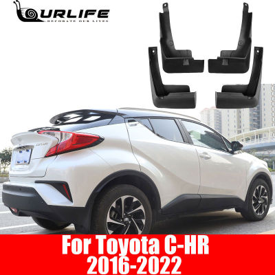 รถ Mud Flaps Fit สำหรับ Toyota C-HR CHR 2016 2017 2018 2019 2020 2021 2022 ABS Mudguard Splash Guard Fender รถอุปกรณ์เสริม