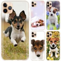 ●♕ dog Jack Russell Terrier Soft Silicone Phone Case For iPhone 13 12 11 Pro X XR XS Max XR 6 7 8 G Plus SE 2020 Cover