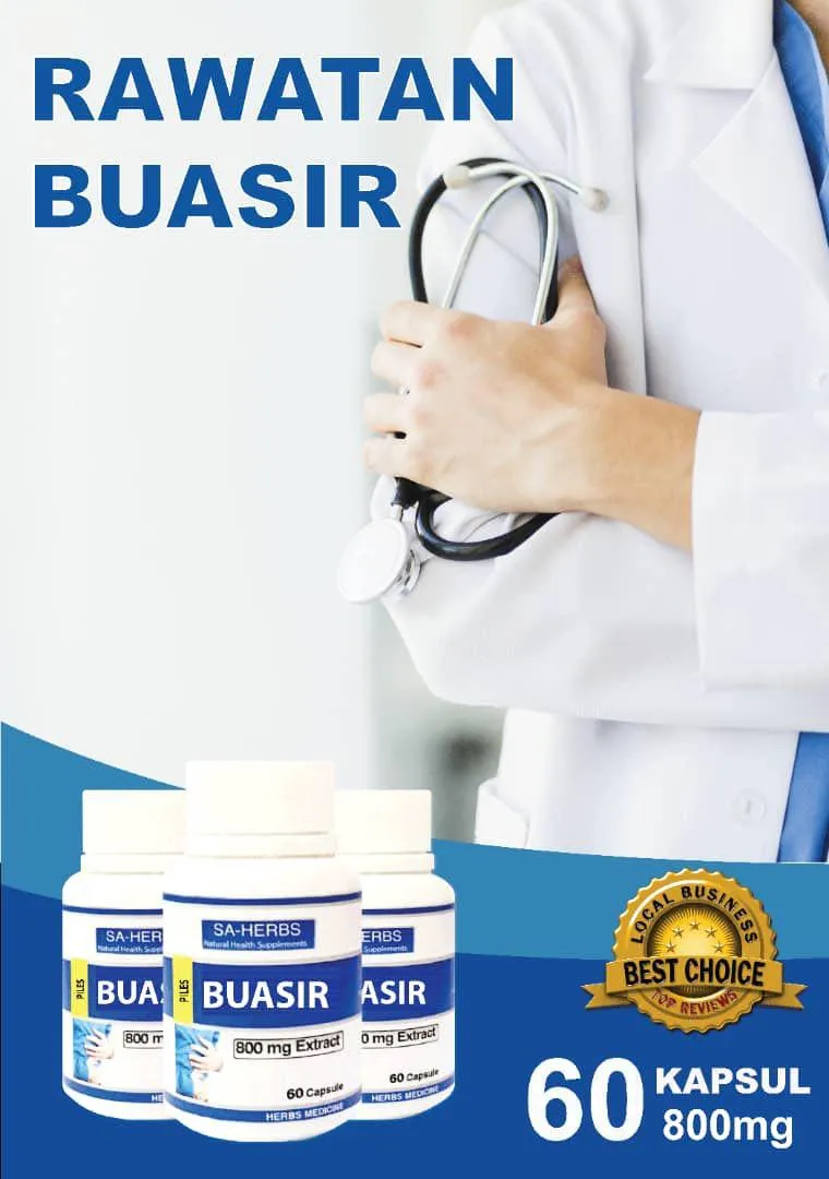 Ubat Buasir Dispiles Lulus Kkm Halal 60 Biji Lazada