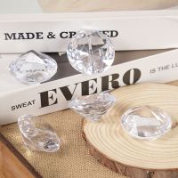 1 Pack Transparent Crystal Name Card Diamond Table Place Card Holder Acrylic Name Card Stand Photo Clip Wedding Party Decoration