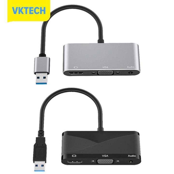 vktech-usb3-0เป็น-vga-hdmi-compatible-audio-adapter-3-in-1-converter-hub-สำหรับ-windows-7-8