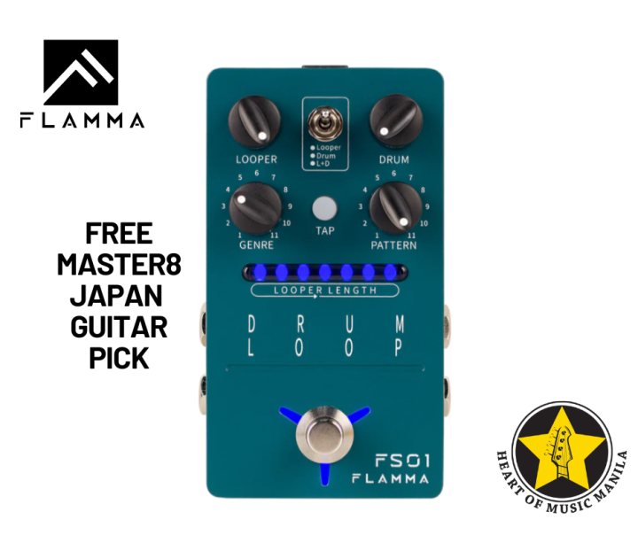 FLAMMA FS01 Drum Machine & Phrase Loop Pedal Lazada PH