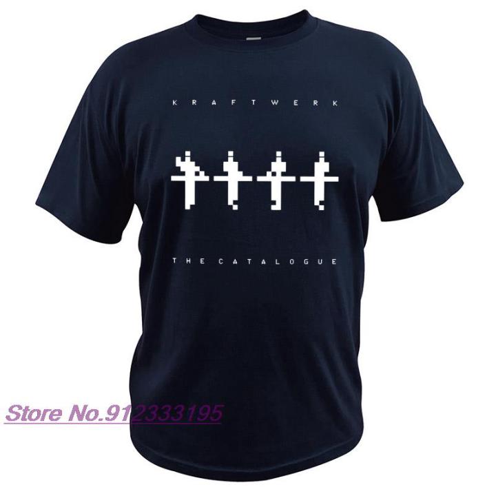kraftwerk-tshirt-album-the-catalogue-t-shirt-german-electronic-band-eu-size-100-cotton-high-quality-basic-camiseta