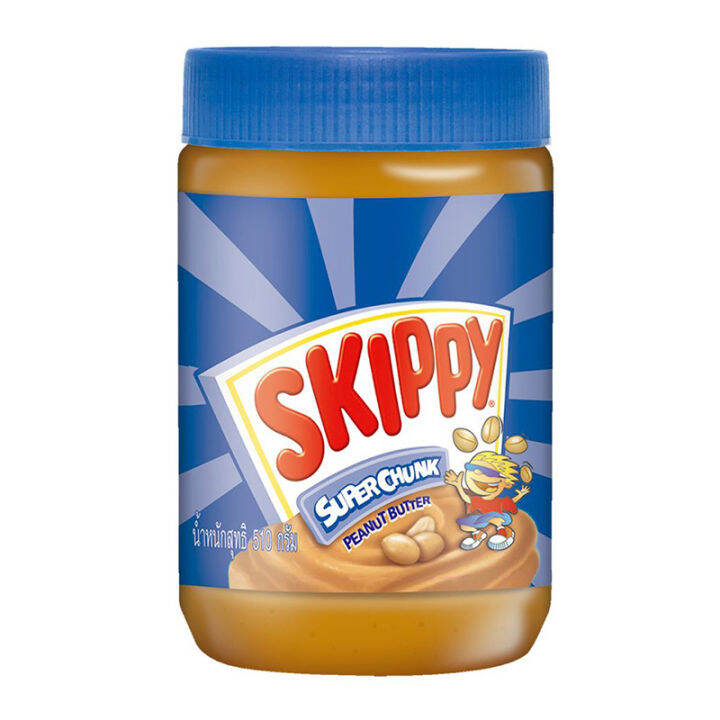 สินค้ามาใหม่-สกิปปี้-เนยถั่วทาขนมปัง-ชนิดบดหยาบ-510-กรัม-skippy-chunk-peanut-butter-510-g-ล็อตใหม่มาล่าสุด-สินค้าสด-มีเก็บเงินปลายทาง