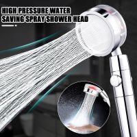 High Pressure Water Saving Spray Shower Head 360 Rotated Rainfall Shower Head Bathroom Hand-held Pressurized Massage Shower Head Showerheads