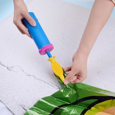 【CW】 Air Inflator Hand Push Useful Accessories for Wedding Birthday Supplies Color