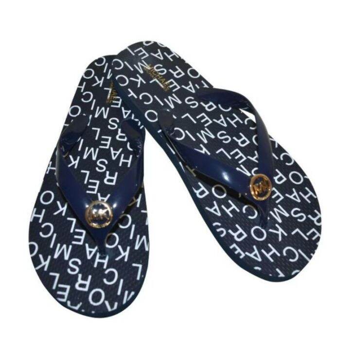 NAVY BLUE MICHAEL KORS FLIP.FLOP Lazada PH