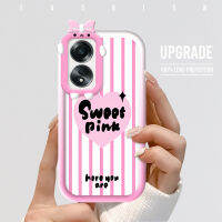 เคส Hpcase สำหรับ OPPO A58 4G A78 4G เคสลายการ์ตูนเลิฟฮาร์ทเคสโทรศัพท์มีลายมอนสเตอร์เคสเลนส์โทรศัพท์นิ่มเคสโทรศัพท์มือถือกันกระแทกฝาครอบป้องกัน