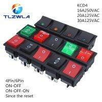 1PCS KCD4 Rocker Switch ON-OFF 2 Position 4 Pins / 6 Pins Power Switch 2 Position 16A 250VAC/ 20A 125VAC Ship type switch Electrical Circuitry  Parts