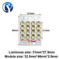 UV LED Mudule 160W ลูกปัดโคมไฟอัลตราไวโอเลต385nm 395nm 405nm ผลิตภัณฑ์กึ่งสำเร็จรูปของอุปกรณ์บ่ม