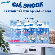 COMBO 5 Túi Bột Tẩy Siêu Sạch Lồng Máy Giặt Công Nghệ Cao - Diệt Sạch 99