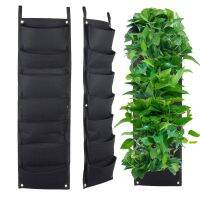 Grow Bag for Plants Free Shipping Garden Fabric Potatoes Vegetable Wall Hanging Vertical Pockets Black Felt Pots Home Supplies