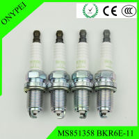 BKR6E 11ที่มีคุณภาพสูง4ชิ้นล็อตหัวเทียน BKR6E-11 MS851358 BKR6E11