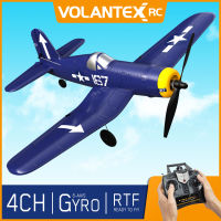 Volantex เครื่องบิน RC 2.4Ghz 4CH F4U แกน6แกน400มม. ปีกเครื่องบินควบคุมระยะไกลเครื่องบิน Warbird ง่ายต่อการควบคุมหนึ่งคีย์แอโรบิกเหมาะสำหรับมือใหม่761-8 RTF