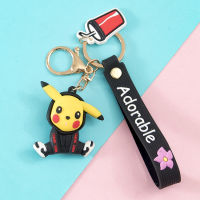 Pikachu เด็ก Keychain Lady จี้การ์ตูนน่ารักแฟชั่นกระเป๋านักเรียนจี้คู่บุคลิกภาพความคิดสร้างสรรค์ขนาดเล็กของขวัญรถ Key Chain