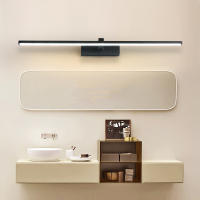 QLTEG Modern LED Mirror Lights long BlackWhite 0.4-1.2M Anti-fog LED Bathroom lights dressing tabletoiletbathroom mirror lamp