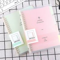 A5 B5 A4 Macaron Loose-Leaf Notebook Detachable Spiral Binder Paper Inside Page Diary Plan Ring Binder Office School Supplies Note Books Pads