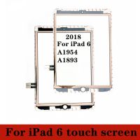 Hot K ใหม่ล่าสุดสำหรับ iPad 6 6th 2018 A1893เครื่องอ่านพิกัดรุ่น A1954แผงหน้าจอสัมผัสจอแอลซีดีกระจกเซ็นเซอร์อะไหล่ด้านนอก