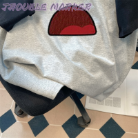 TroubleMaker เสื้อครอป เสื้อยืด ชุดเซ็ทผู้หญิง นุ่มนวล ล้ำสมัย สไตล์ ทันสมัย WTX2391A7C 38Z230918