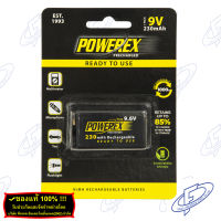 ถ่านชาร์จ 9V Powerex Precharged 9.6V 230mAh แพ็ค 1 ก้อน (ของแท้ 100% ประกันศูนย์ไทย เคลมได้)