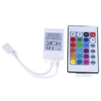 Sporter For  RGB LED Strip Light 24/44 Key IR Remote Controller Box White A