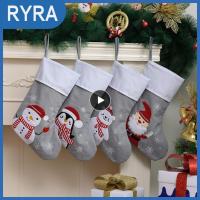 Christmas Socks Decorative Gifts Household Christmas Tree Pendant Cartoon Pattern Socks Childrens Christmas Gift Candy Bag Sale Socks Tights