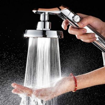 Bathroom Shower Head Adjustable Hand Shower High Pressure Energy Efficiency Index A+ One Button To Stop Water Shower Head E11795 Showerheads