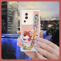 Raised lens for girl Phone Case For VIVO IQOO NEO7/NEO7 SE Back Cover protective case Simplicity Skin-friendly feel