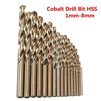 HH-DDPJ1.0mm To 8.0mm Professional High Speed Steel Cobalt Drill Bits Power Tools Various Sizes Metal Plastic Wood