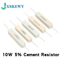 10ชิ้น10W 5% ซีเมนต์ต้านทานไฟฟ้า0.1 ~ 10K 0.1R 10R 0.5R 50R 0.22 0.33 0.5 1 2 5 10 15 20 25โอห์ม100 1K 2K 2K 3K