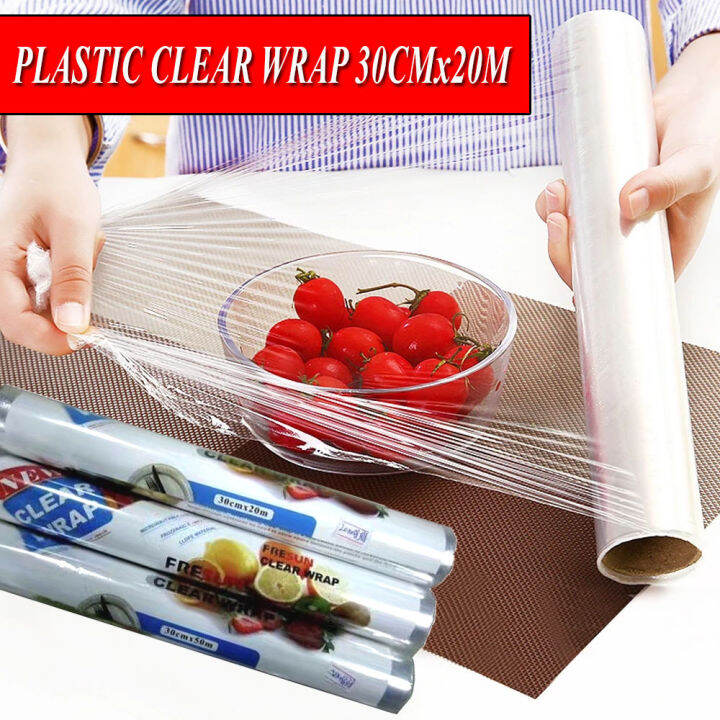 PLASTIC CLEAR WRAP 30CM*20M Lazada PH