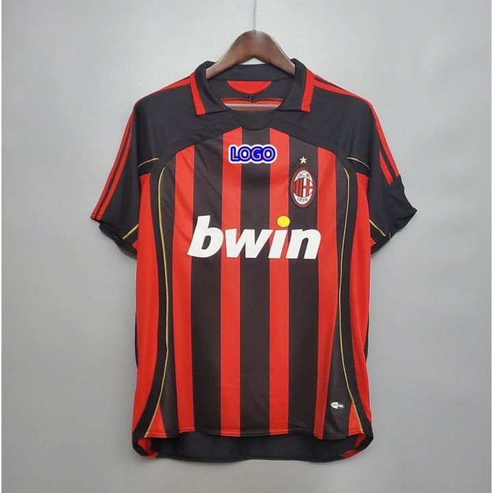 2006-2007-ac-milan-home-jersey-retro-jersey-football-06-07-ac-milan-jersey-kaka-22-nesta-13-ronaldo-99-ชุดฟุตบอลผู้ชาย-เสื้ออาร์เซนอล-เสื้อแมนยู-ยุค90