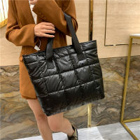 New Style Casual Tote Bags For Women Shoulder Bag Designer Handbags Big Capacity Fluffy Down Cotton Top-handle Bags