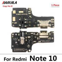 สายแผงวงจรเคเบิลแบบยืดหยุ่นตัวเชื่อมต่อชาร์จพอร์ต Usb 100% ช่องสำหรับ Xiaomi Redmi Note 10โมดูลไมโครโฟน