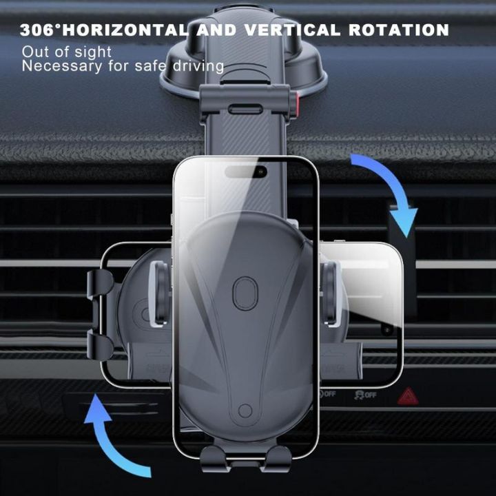ตัวยึดโทรศัพท์มือถืออเนกประสงค์โทรศัพท์มือถือกันลื่นยานยนต์ที่ทนทานตัวยึดโทรศัพท์ในรถยนต์อุปกรณ์เสริมสำหรับยานพาหนะติดตั้งได้ง่าย
